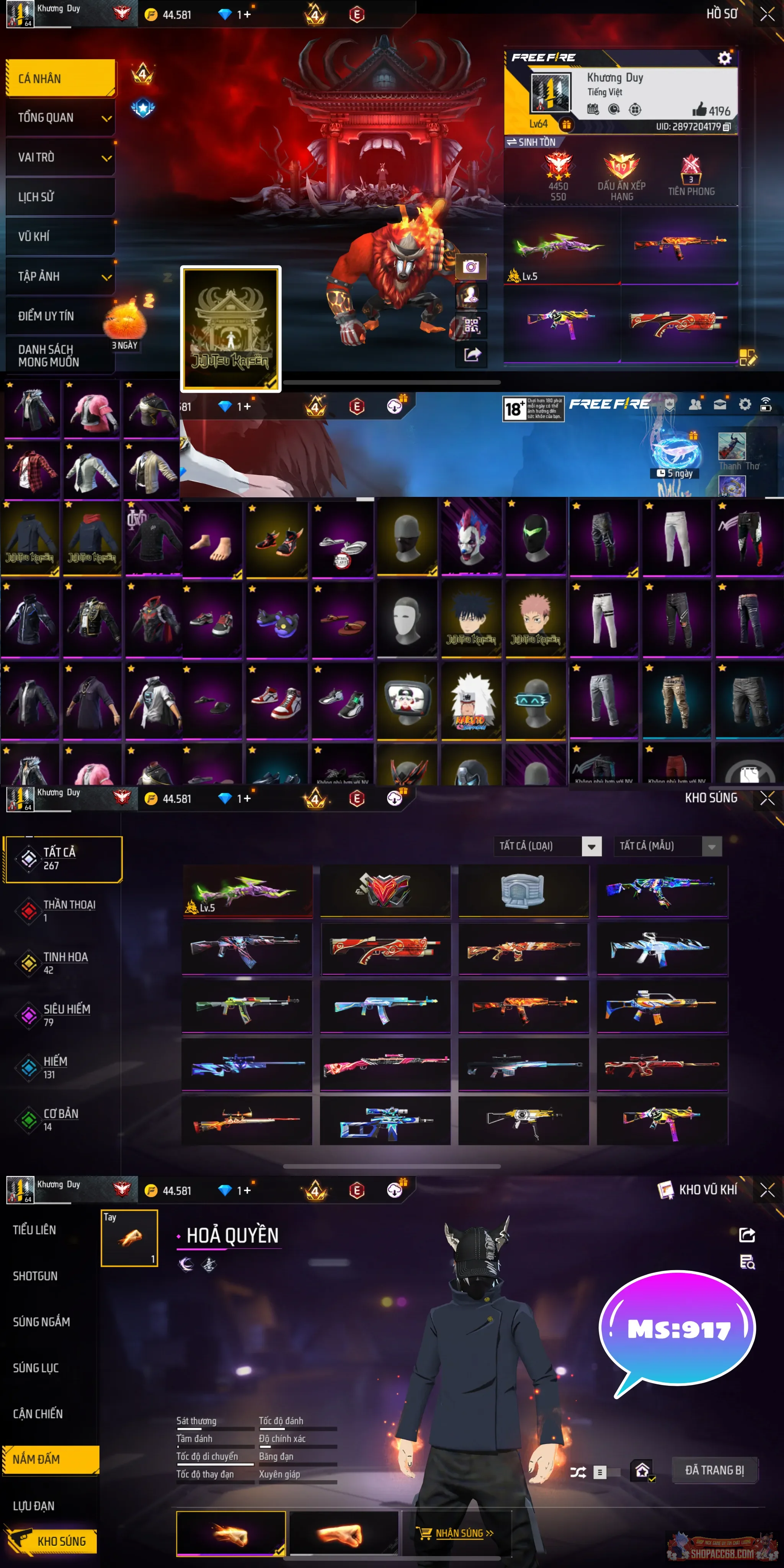 Acc dành cho ae học sinh- acc nhỏ - full ở demo-
Login: gg ttt mxt cấp hoặc thay nếu ae cần shop sẽ hỗ trợ