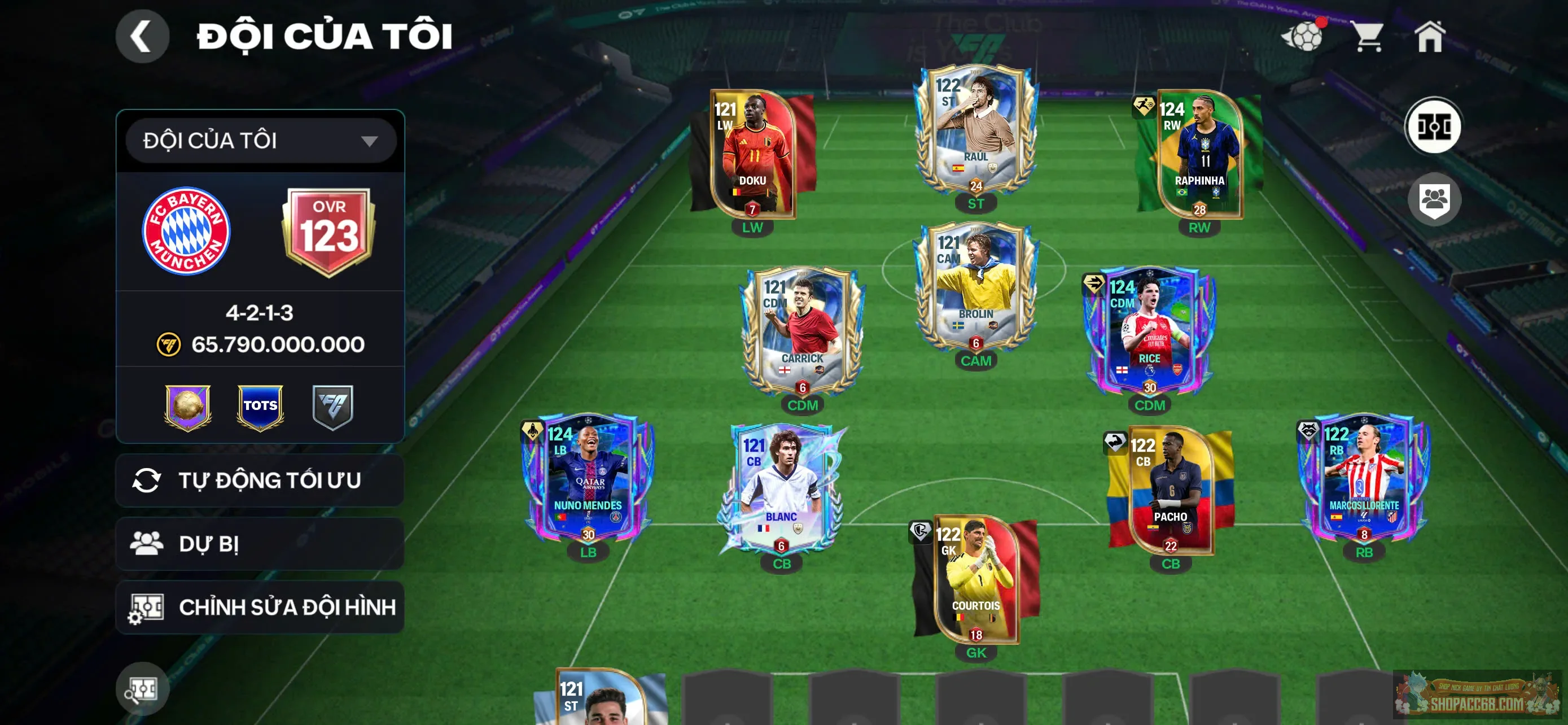 Siêu phẩm 3 cầu thủ UCL top meta, 6 cầu thủ có play style, dư nhiều phôi 115 - 117, rank chưa cày