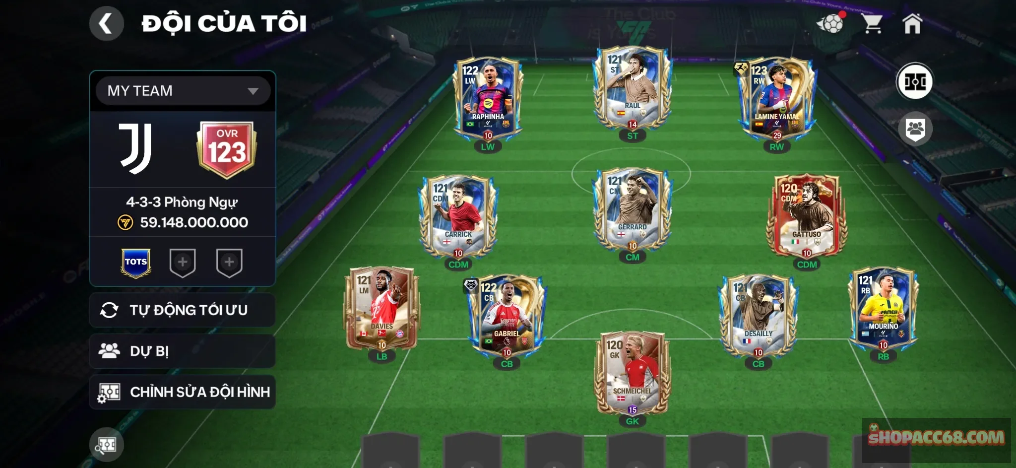 OVR 123,..Yamal + Raphinha + Raul đủ tam tấu cho ae đá.