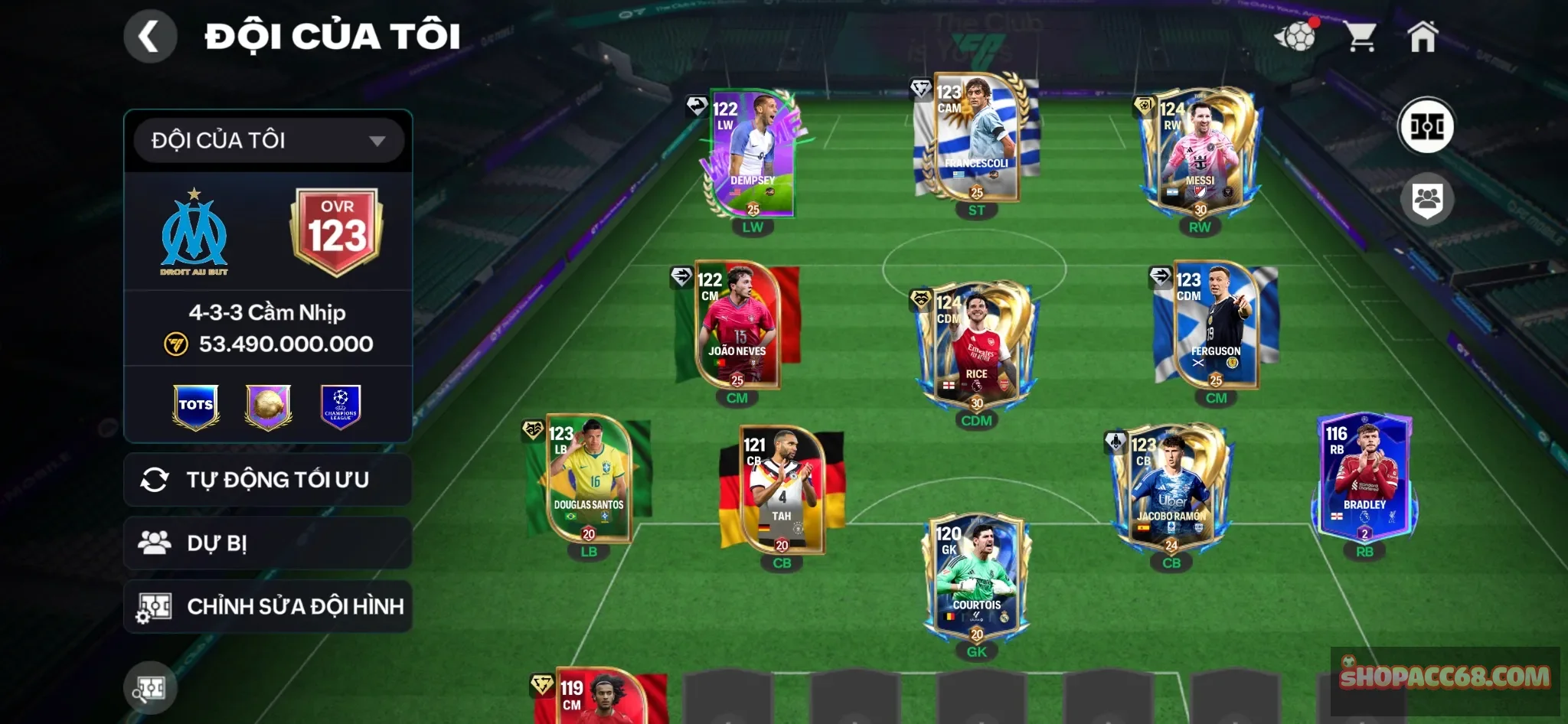 OVR 123 mesi utots