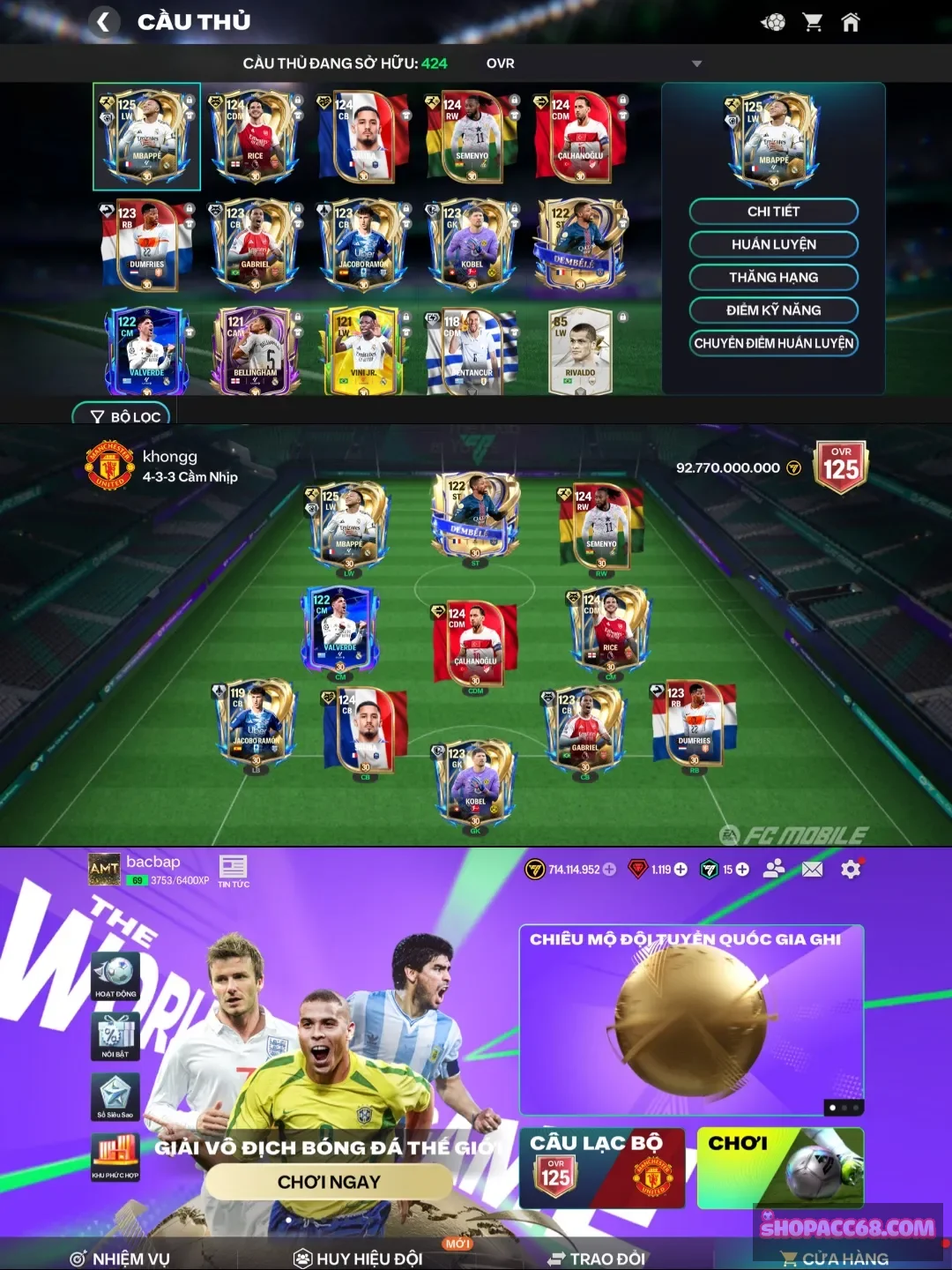 Acc fc mobile giá cực rẻ