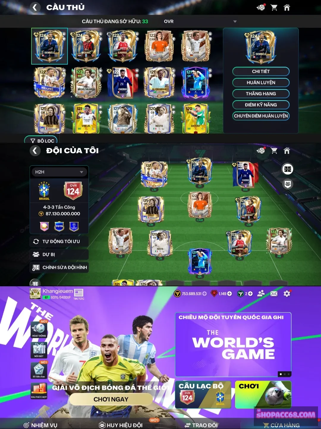 Acc fc mobile giá cực rẻ