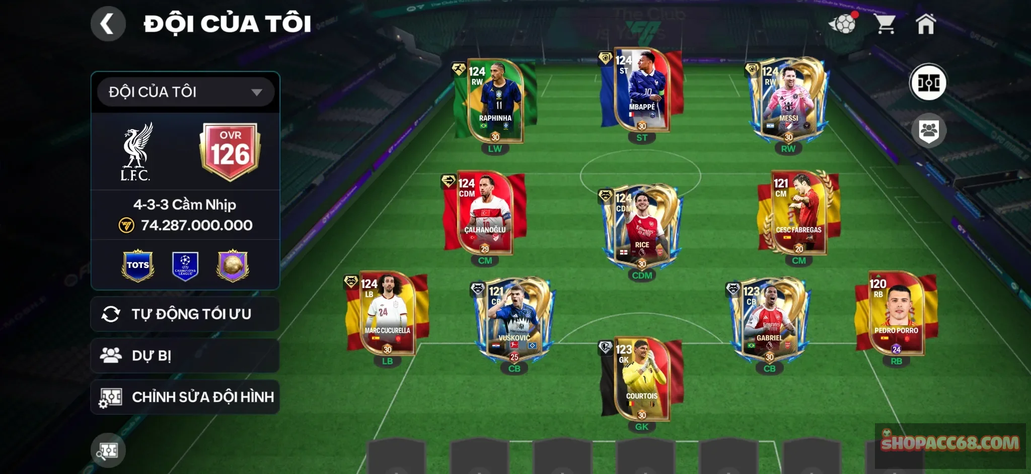 #1028
Acc ovr cao thông tin đẹp