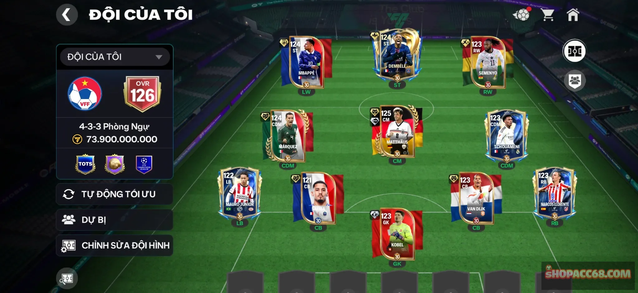 #1030
Acc ovr cao matthau cực ngon
