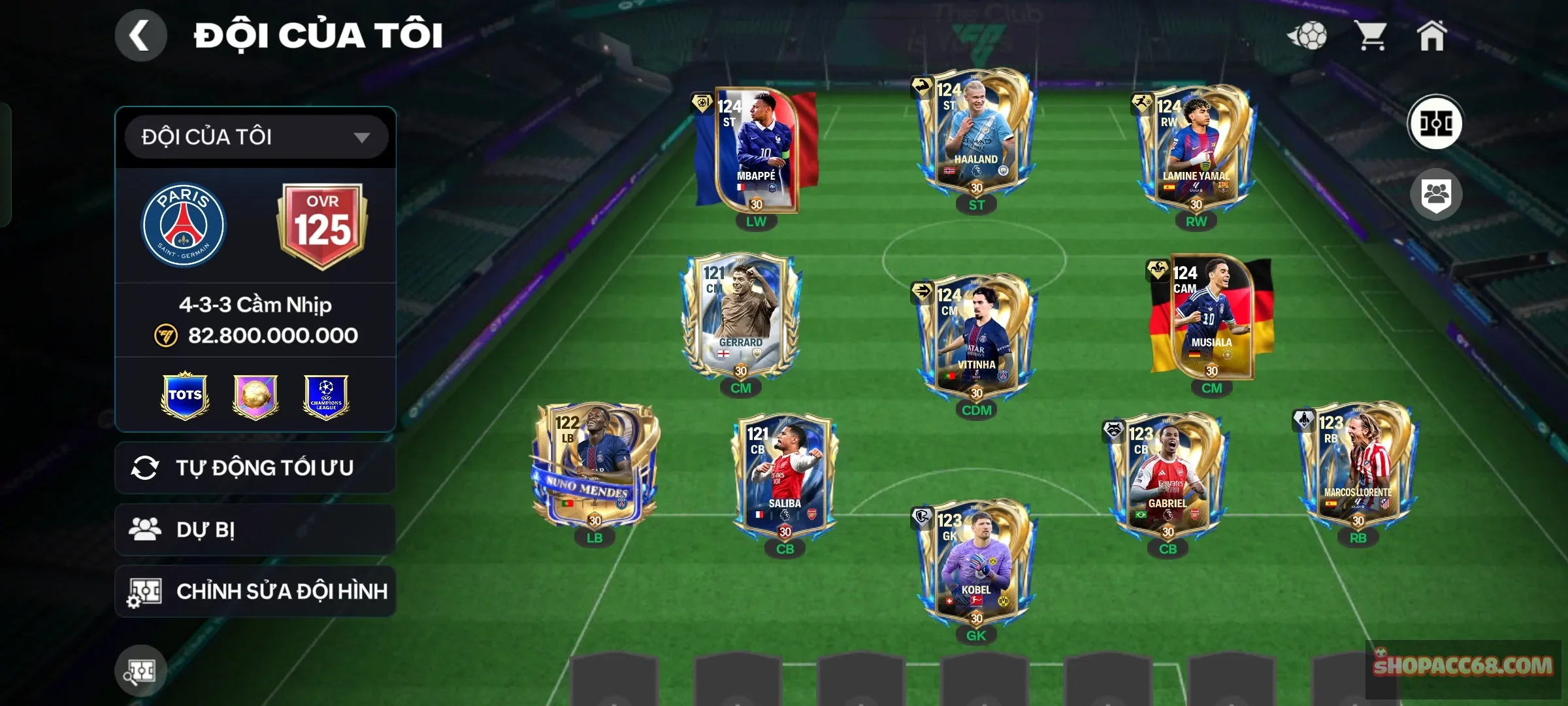 Full hh lên ovr126. Sắp nổ pool A, dư 165 mảnh chưa cày rank