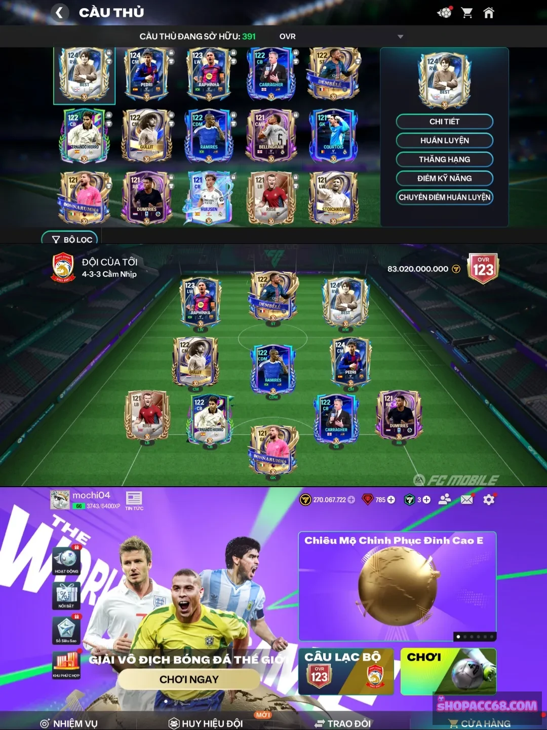Acc fc mobile giá siêu rẻ