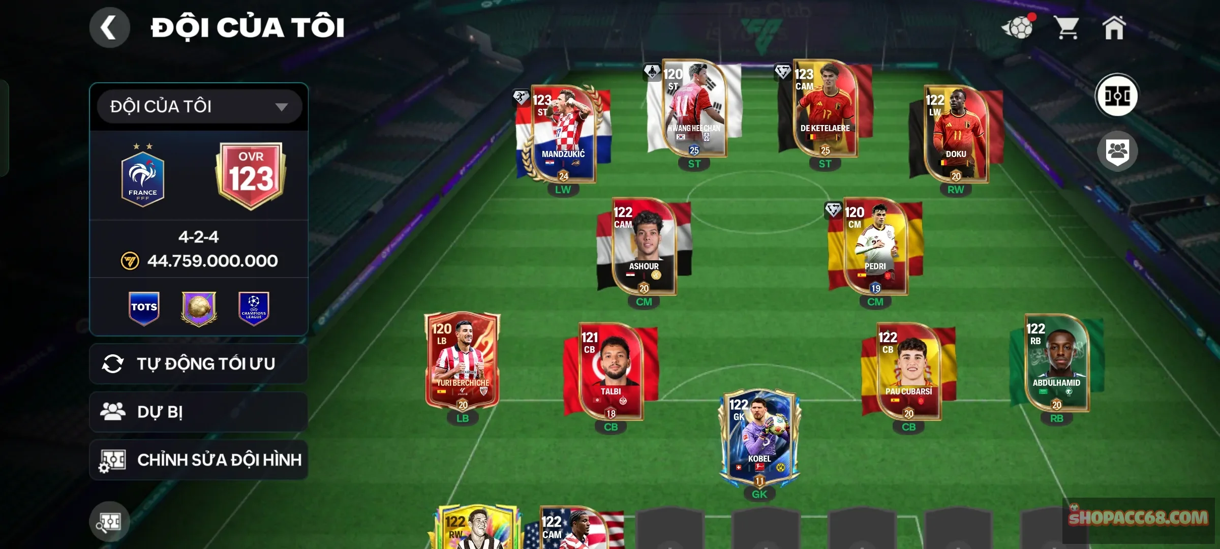 Ovr123 đh tạm cho ae về chơi