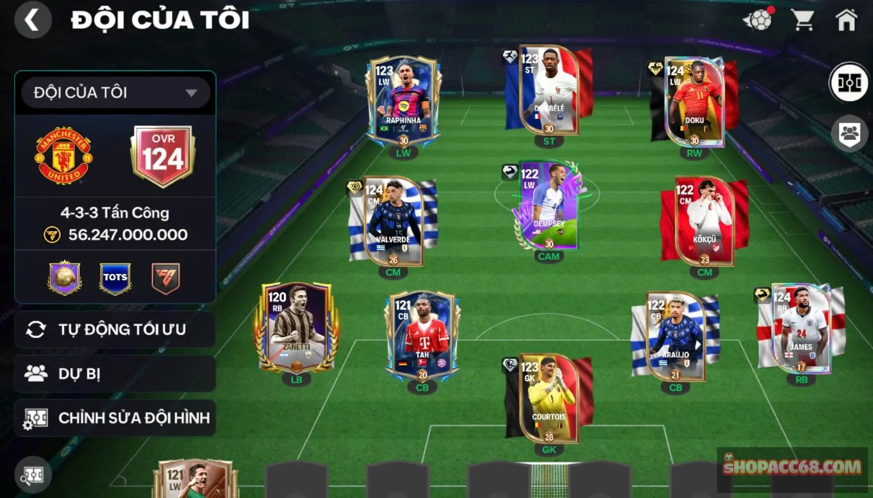 Acc full thông tin như hình nhé, LB bán được