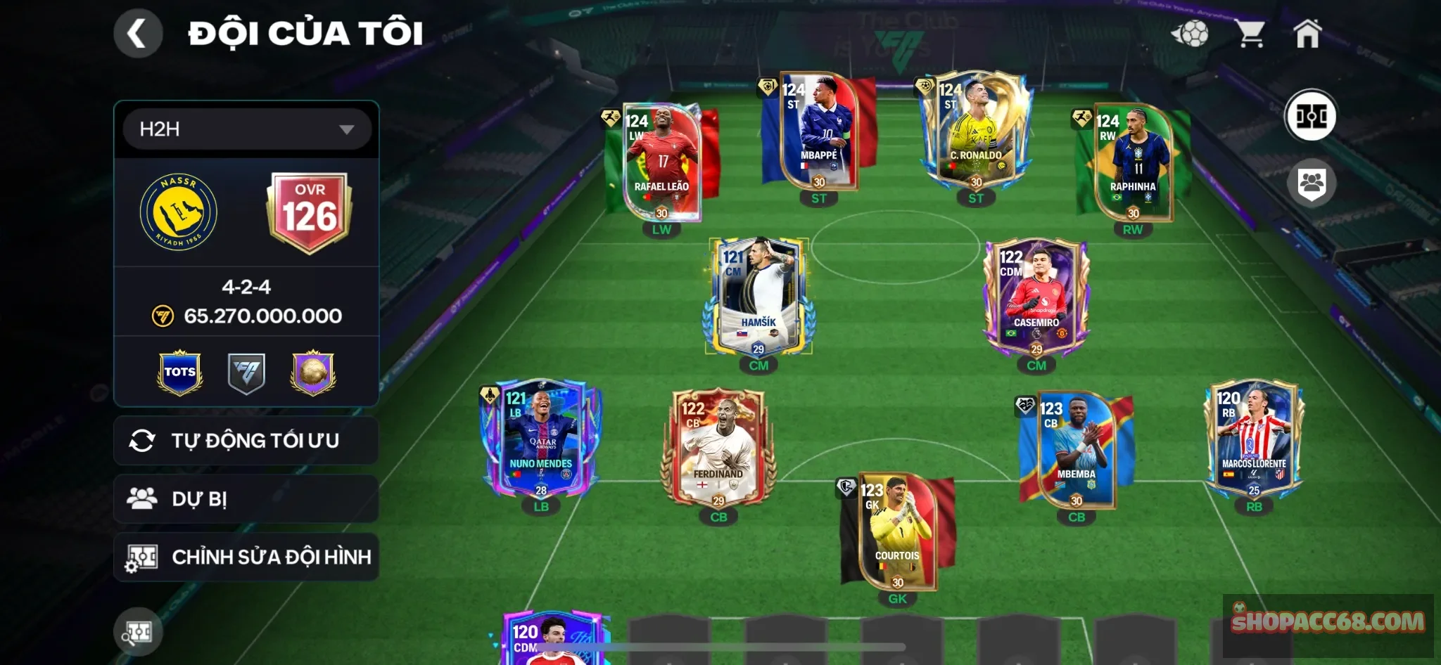 Ovr126, full hàng công 119, đẹp như trong tranh mời anh em