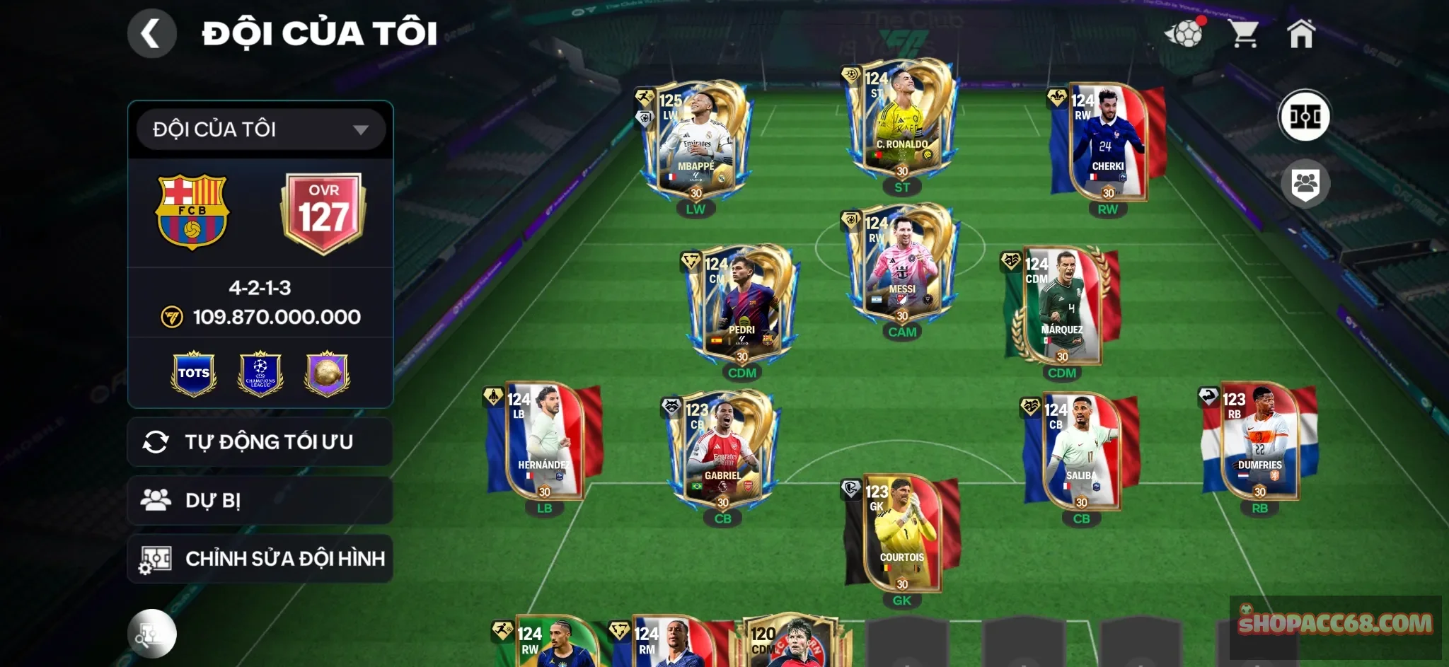 #1062
Acc đẹp có m3p ovr cao