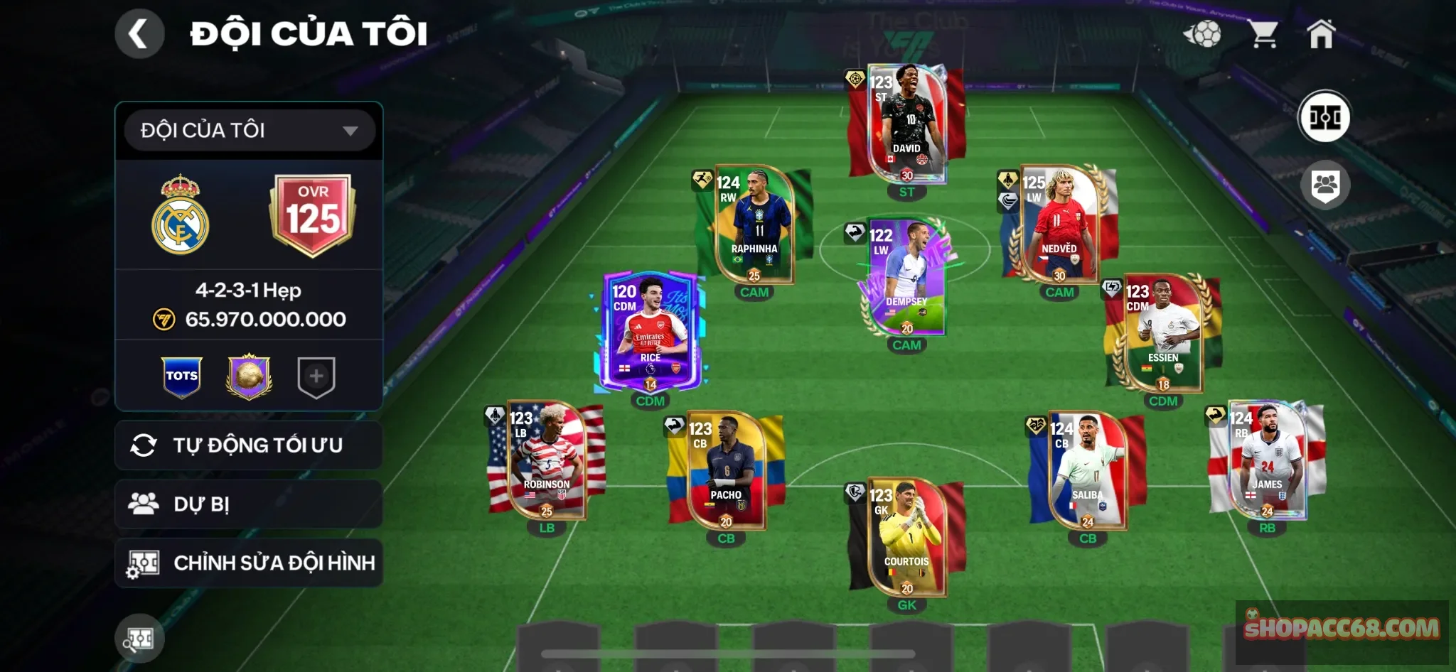 Ovr125—Neved-120, dư nhiều tài nguyên và dư 3 cầu thủ 118 hoặc hơn 300 mảnh thông tin chi tiết xem phía dưới nha ae