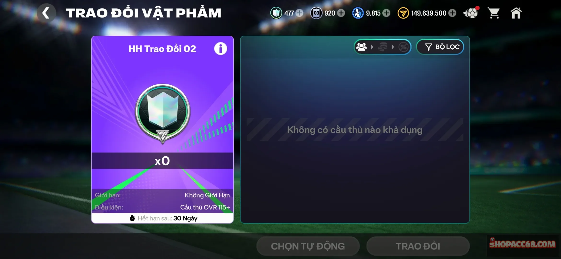 195k gem + 477 mảnh 9k8 hhth