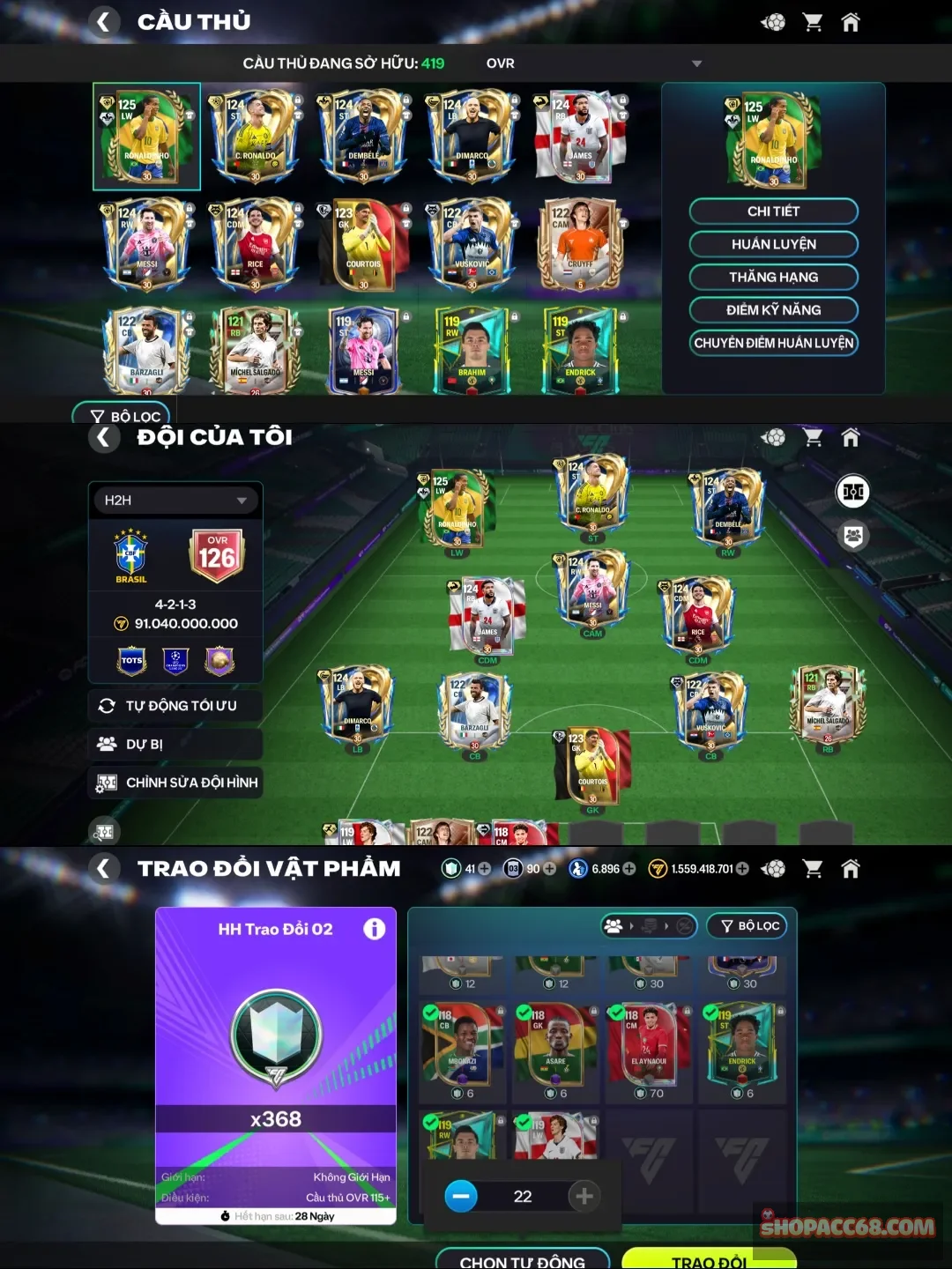 Acc fc mobile giá siêu rẻ