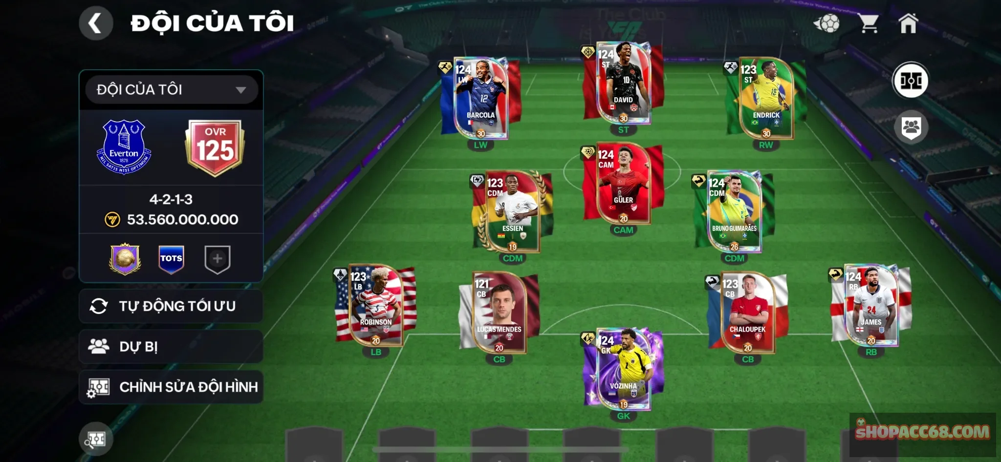 Siêu phẩm 99% hàng playstyle giá siêu tốt cho anh em tham khảo