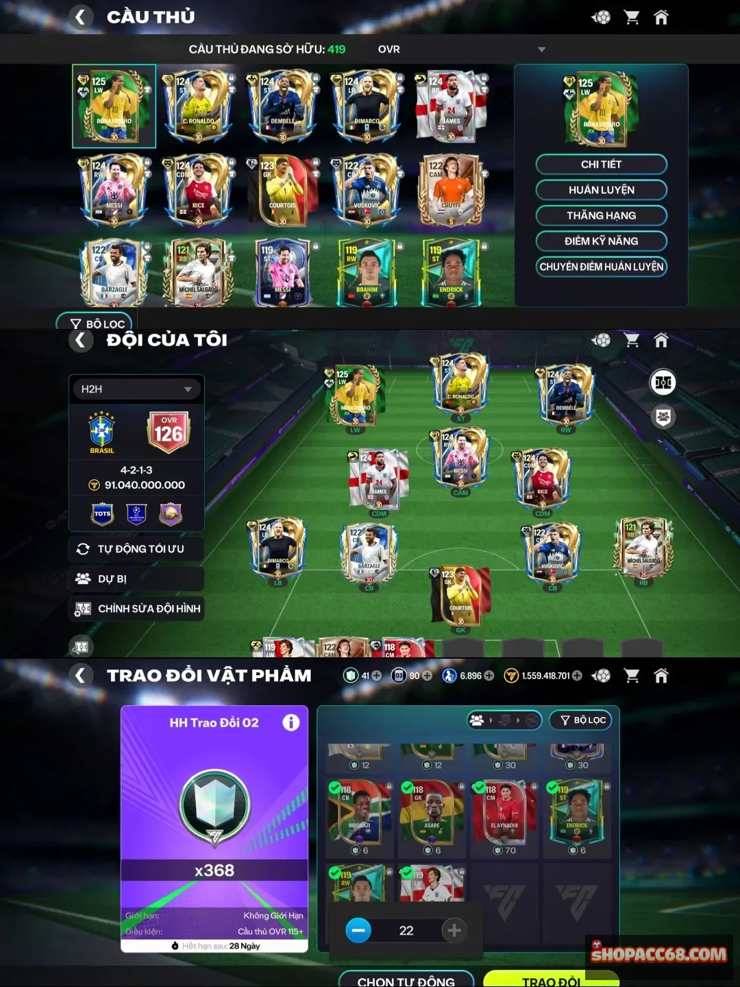 Acc fc mobile giá siêu rẻ