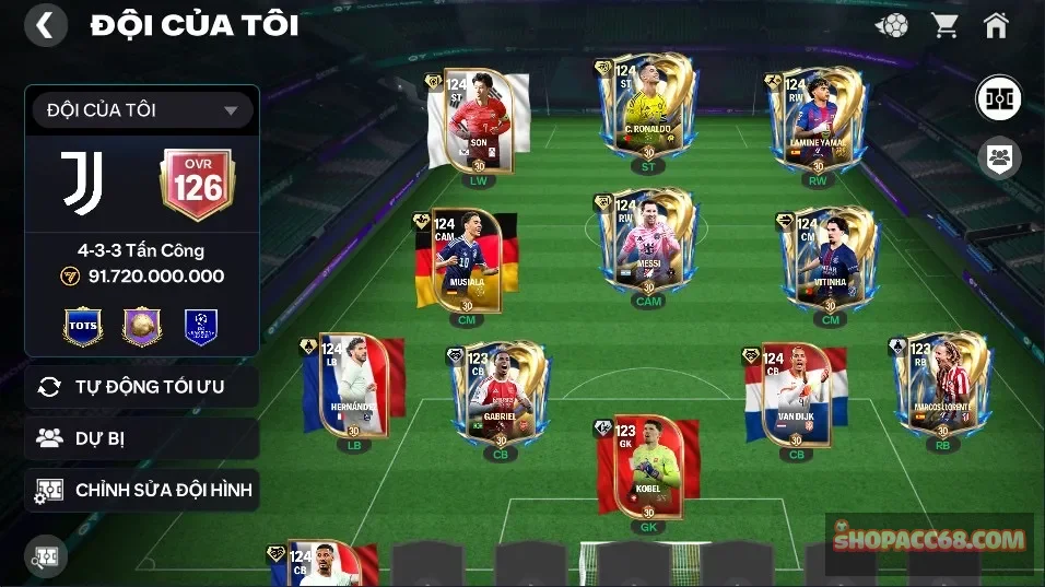 S1 + ĐH 91B 9 CON 119 Garena TTT + 2B COIN