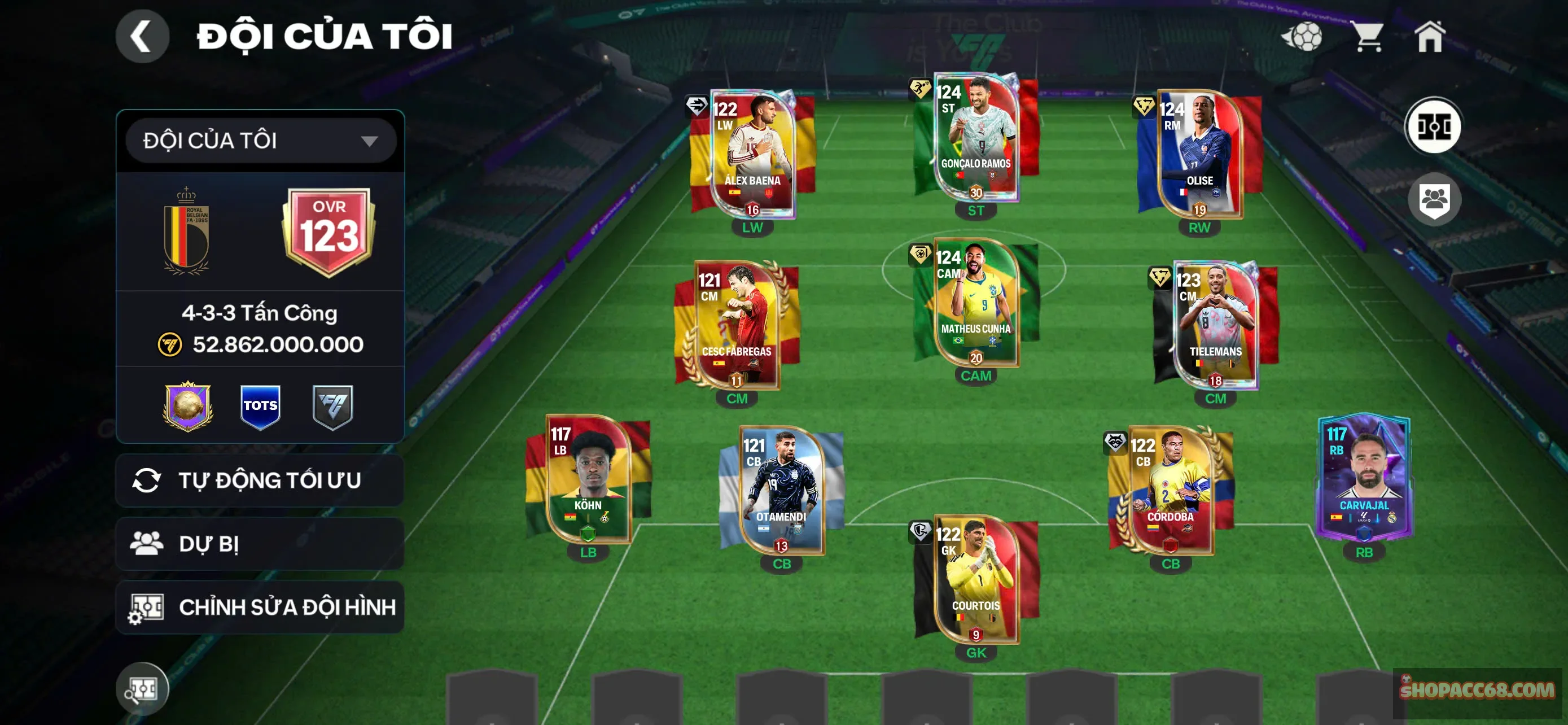 Hàng ngon đội hình toàn cầu thủ top meta, 7 cầu thủ có play style