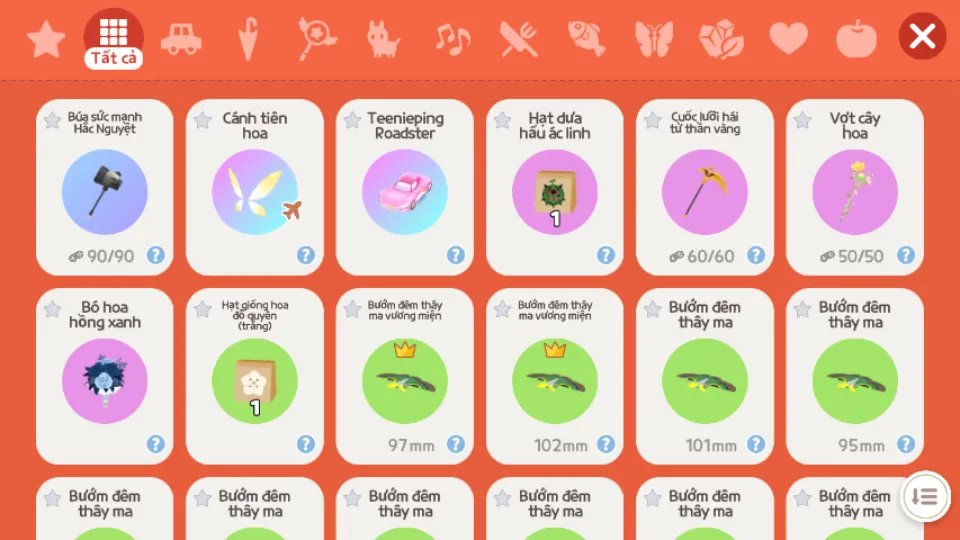 Búa, Cánh, Xe. lv1 zin. 2462	2259	40 vé