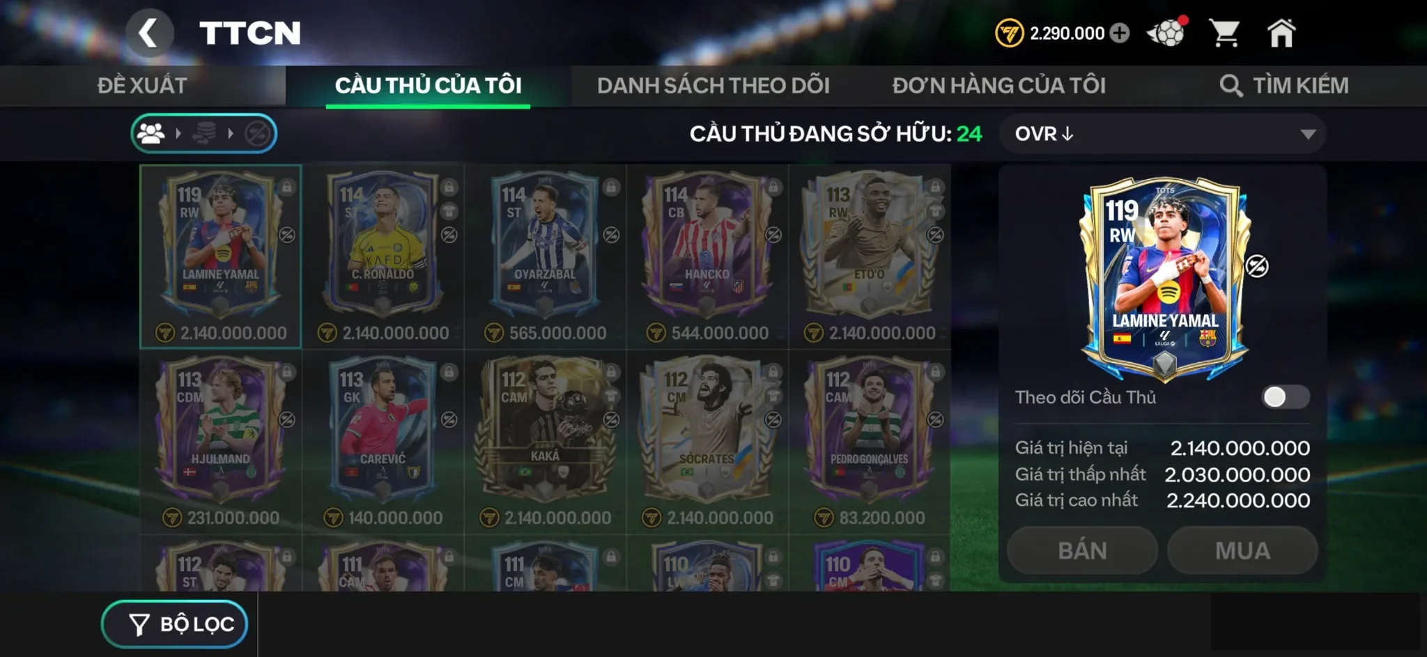Yamal + 87k Gems ,.Còn Nv nhận 20k gems,..rank zin