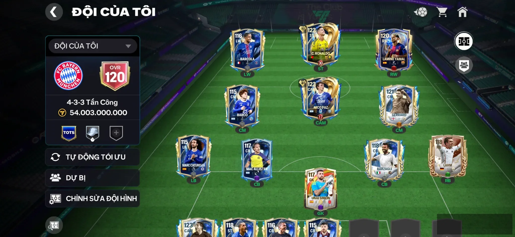 OVR 120 ,..Cr7 cho ae đá rank
